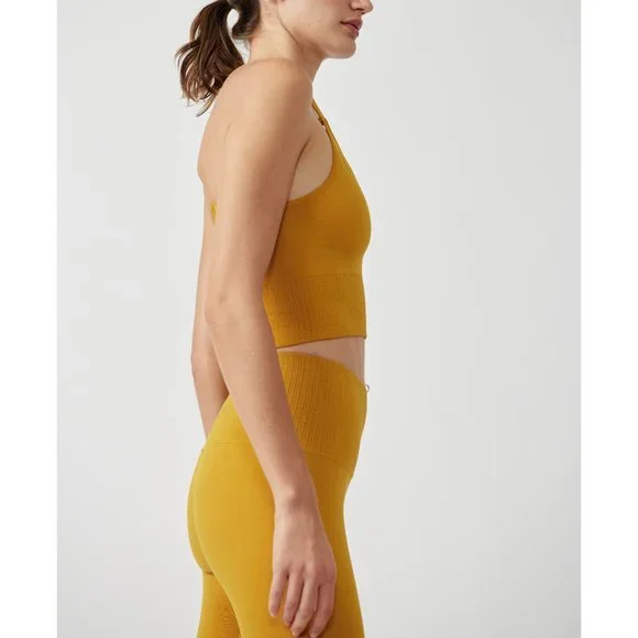 🎉LAST CHANCE🎉 FP MOVEMENT Good Karma Crop Tank / Honey Mallow - Picture 2 of 6